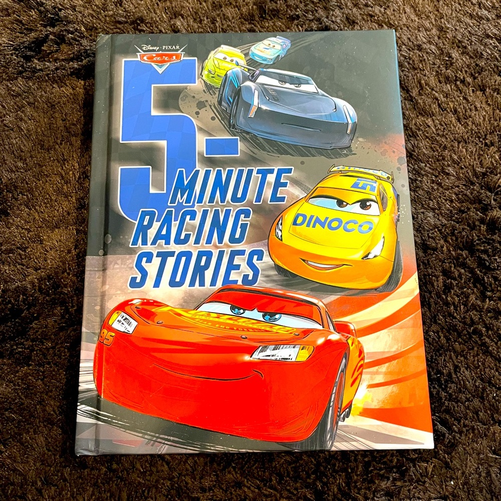 McQueen 5-minute racing stories book (3 for $20)